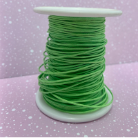 0.6mm Waxed Cotton Cord, 10 Metres, Lime