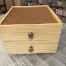 Beadalon, Wooden Two Drawer Storage Box, 207A-003