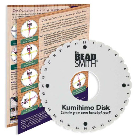 Beadsmith 6" Kumihimo Disk with Instructions