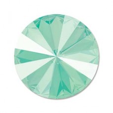 Crystal Mint Green 14mm Swarovski Rivoli, unfoiled