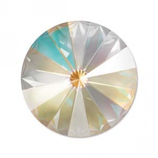 12mm Light Grey Delite Swarovski Rivoli
