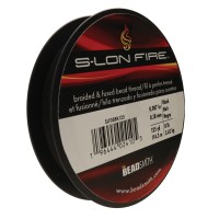 Pre-order S-Lon Fire Braided and Fused Beading Thread, Black, 8lb, 125yds (114.3m)