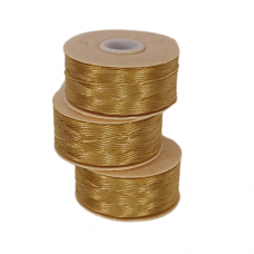 Golden Nymo Beading Thread, Size D, 0.30 mm,  1 reel