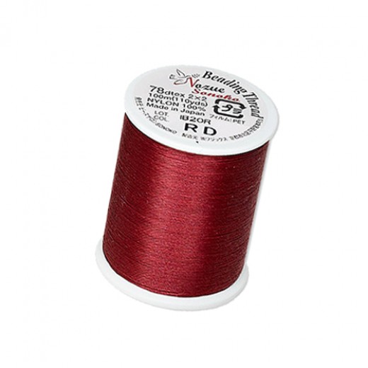 Red SoNo Beading Thread, 100m reel