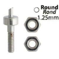 Metal Complex Replacement Pins, 2 Sets, Round 1.25mm