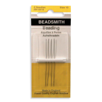 Size 10 English Beading Needles - Longs, Pack of 4