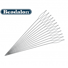 Beadalon 700H-101 Collapsible Eye Needles, 2.5", Heavy, Bulk Pack of 50