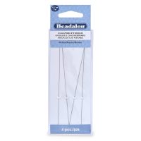 Beadalon 700M-150 Collapsible Eye Needles, 5", Medium, 4 Pack