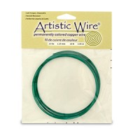 Kelly Green Colour, 10ft (3m) 16ga 1.3mm Artistic Wire