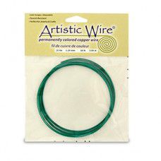 Kelly Green Colour, 10ft (3m) 16ga 1.3mm Artistic Wire