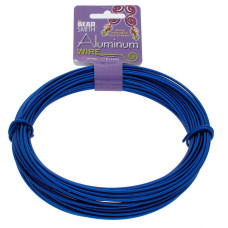 Blue Colour 12 Gauge (2.05mm), Aluminium Craft Wire , 12m length, (39ft).