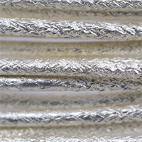 20 Gauge Check Pattern German Style Wire, 2M, Silver Plated