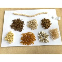 Shaped Beads Bundle, Neutral Tones