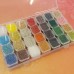 Miyuki 11/0 seed bead starter set - 28 colours (280g in total) with free storage box.