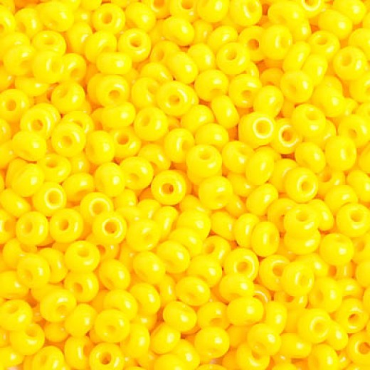 Opaque Yellow, Size 6/0, 22g