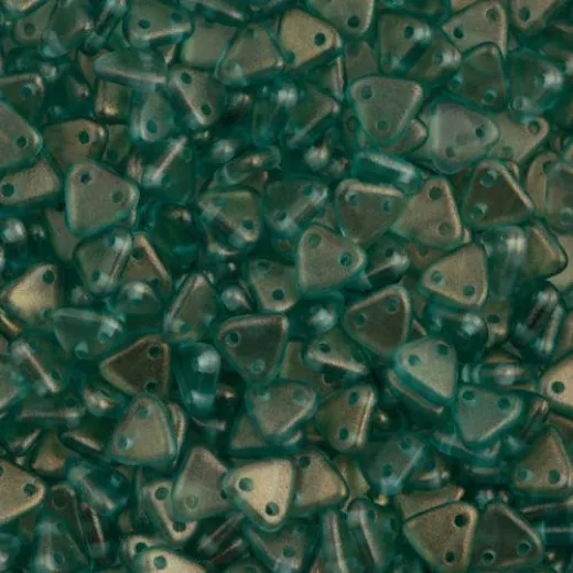 Halo Heavens Czechmate Triangle Beads, approx 8grms Halo Heavens Czechmate Triangle Beads, approx 8grms