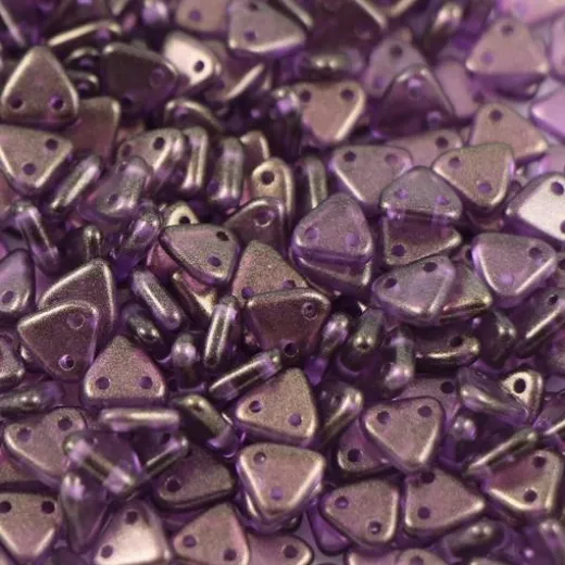 Halo Regal Czechmate Triangle Beads, approx 8g Halo Regal Czechmate Triangle Beads, approx 8g