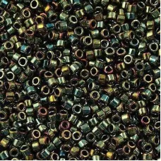 DB0024 Green AB Metallic, Size 11/0 Miyuki Delica Beads, 50gm bag