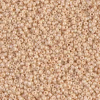 Ceylon Light Beige, Colour 595, Miyuki Seed Beads Size 15/0, 100g Wholesale pack