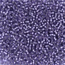 Amethyst Matt Silver Lined, Miyuki 11/0 Seed Beads, Colour 0024F, 22g Approx