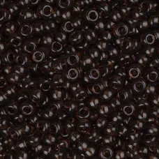 Root Beer Transparent, Miyuki 11/0 Seed Beads, Colour 0135, 22g Approx