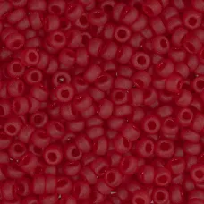 Matte Transparent Ruby, Miyuki Size 8/0 seed beads,, Colour 0141F, 22gm