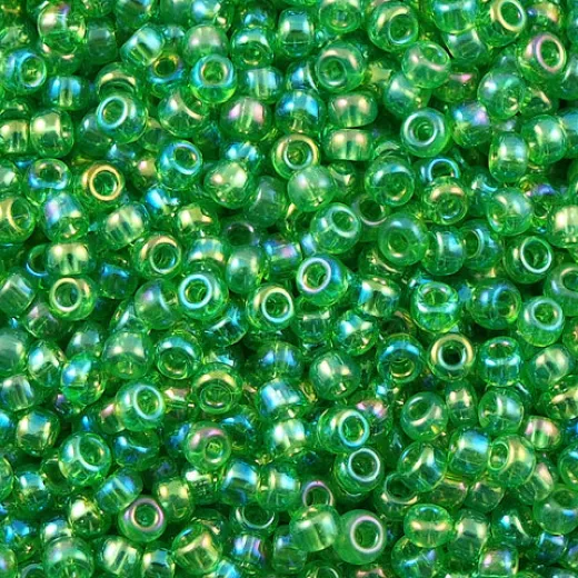 Light Green Transparent AB, Miyuki 11/0 Seed Beads, Colour 0179L, 22g Approx Light Green Transparent AB, Miyuki 11/0 Seed Beads, Colour 0179L, 22g Approx