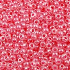 Carnation Pink Ceylon, Miyuki Size 8/0 Seed Beads, Colour 0535, 22g 
