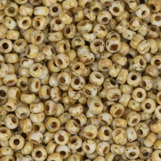 Picasso Opaque Canary Yellow, Miyuki 8/0 Seed Beads, Colour 4512, 22g approx. Picasso Opaque Canary Yellow, Miyuki 8/0 Seed Beads, Colour 4512, 22g approx.
