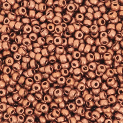 Vintage Copper, Miyuki 11/0 Beads, Colour 4589, 10gms approx. Vintage Copper, Miyuki 11/0 Beads, Colour 4589, 10gms approx.