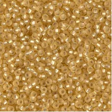 Gold Silver Lined Matte, Miyuki 11/0 Seed Beads, Colour 0003F, 250 Grams