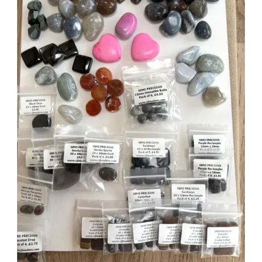 One Off Wonder - Bundle of Semi Precious Beads One Off Wonder - Bundle of Semi Precious Beads