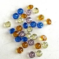 6mm Flat Top, Unfoiled Rivolis, Random Mix. Pack of 32 6mm Flat Top, Unfoiled Rivolis, Random Mix. Pack of 32
