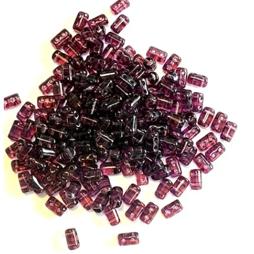 Rulla Beads Amethyst, 3x5mm 17g approx.