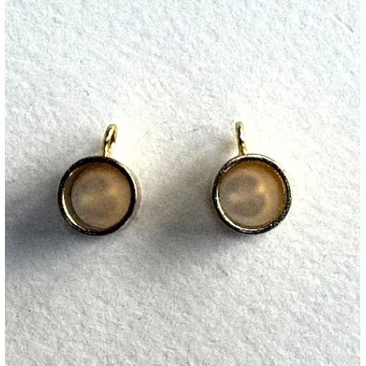 9.5mm Pendant Bail Sliders, Pack of 2. Gold Colour 9.5mm Pendant Bail Sliders, Pack of 2. Gold Colour