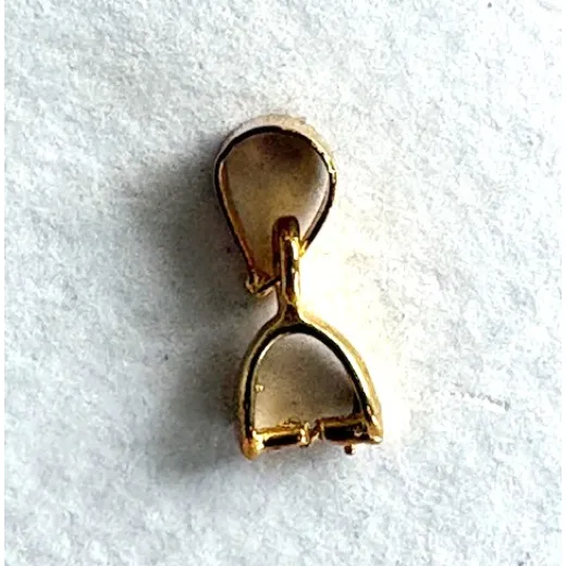 Small Pinch Bails, Gold Colour, Pack of 10. Small Pinch Bails, Gold Colour, Pack of 10.