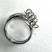 Beadalon Adjustable Bling Ring, 9 Loops, Silver Colour. Beadalon Adjustable Bling Ring, 9 Loops, Silver Colour.