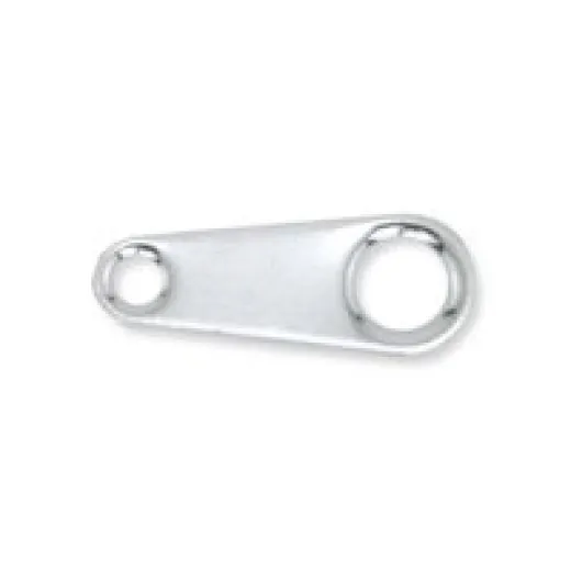 7mm Silver Colour Tag, pack of 24pcs, 322B-003