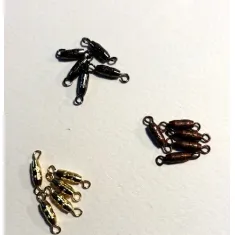 Small  Barrel Screw Clasps, Gold Colour, Pack of 5