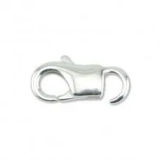 11mm Silver EZ- Lobster Clasps, Pack of 4