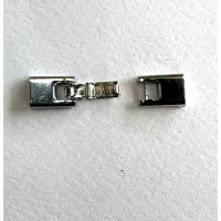 Fold Over Clasp in Stainless Steel, 354S-013
