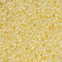 Butter Cream Ceylon Miyuki Size 8/0 seed beads, Colour  0513, 250g wholesale pack