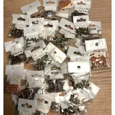 One Off Wonder - Mega Metal Bead and Charm Bundle, over 300 Beads!