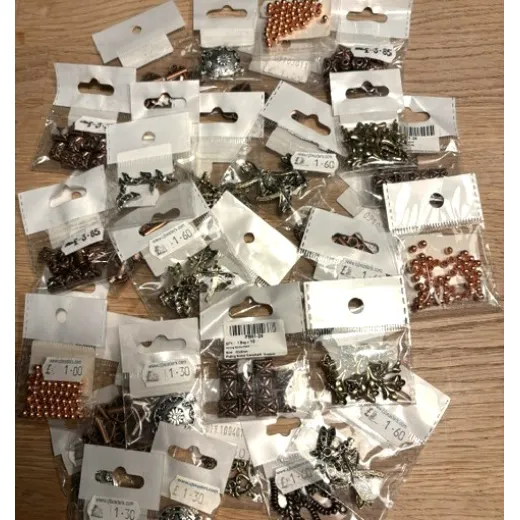One Off Wonder - Mega Metal Bead and Charm Bundle, over 300 Beads! One Off Wonder - Mega Metal Bead and Charm Bundle, over 300 Beads!