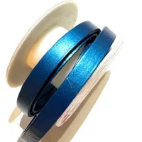 Navy Blue Metallic , 10x2mm Leather, in multiples of 20cm