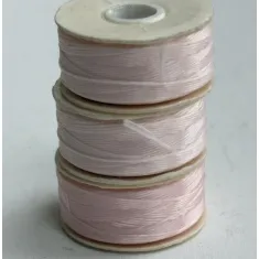 Pale Baby Pink Nymo Beading Thread, Size D (0.30mm)