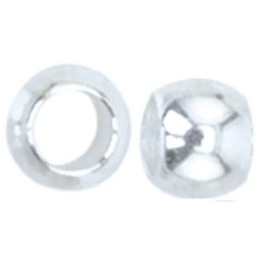 Beadalon Crimp Bead, Size #2 (2.5mm), Silver Plated, 1.5g pack Beadalon Crimp Bead, Size #2 (2.5mm), Silver Plated, 1.5g pack