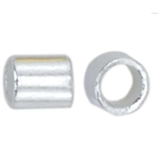 Beadalon JFCT1S-1.5G Crimp Tubes, Size #1, Silver Plated, Small Pack Beadalon JFCT1S-1.5G Crimp Tubes, Size #1, Silver Plated, Small Pack
