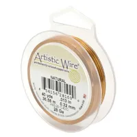 Beadalon 26ga Artistic Wire, Natural, 30YD