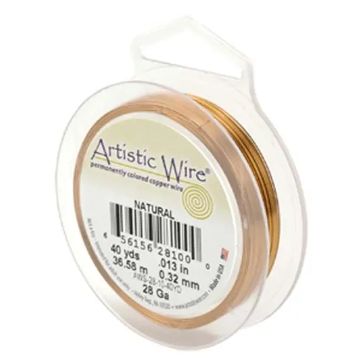 Beadalon 26ga Artistic Wire, Natural, 30YD Beadalon 26ga Artistic Wire, Natural, 30YD